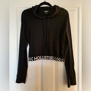 EUC Hollister Cropped hoodie